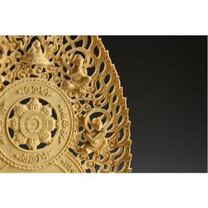 幻の高級材【香る本榧(かや)材:釈迦如来 八角...の詳細画像3