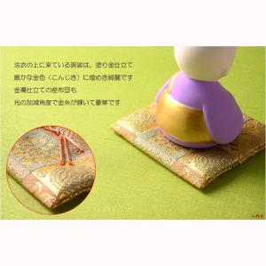 仏具・お飾り【金襴座布団付き陶器製置き物:お坊...の詳細画像3