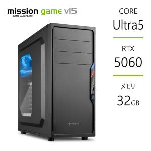 ゲーミングPC RTX5060 Core Ultra5 225F メモリ32GB SSD1TB B860 BTO デスクトップ