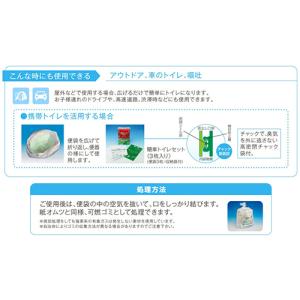 サニタクリーン 簡単トイレ 20枚入 携帯トイ...の詳細画像2