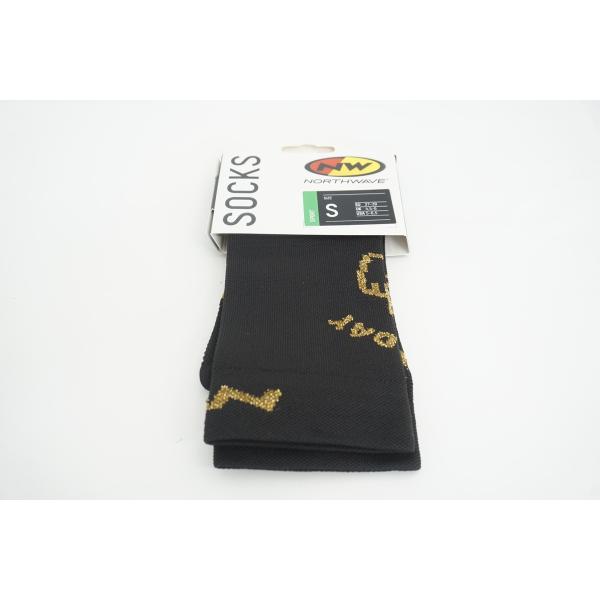 NORTHWAVE 「ノースウェーブ」 SOCKS ブラックゴールド Sサイズ ソックス / 京都八...