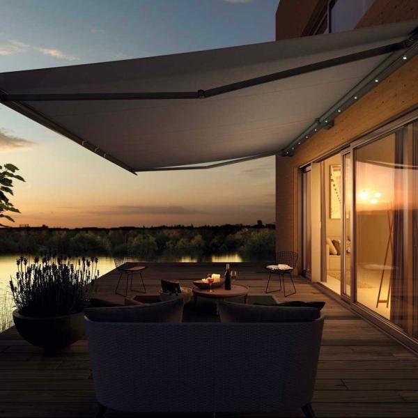 電動LEDオーニング 5m×2.5m awning Luxury Stage