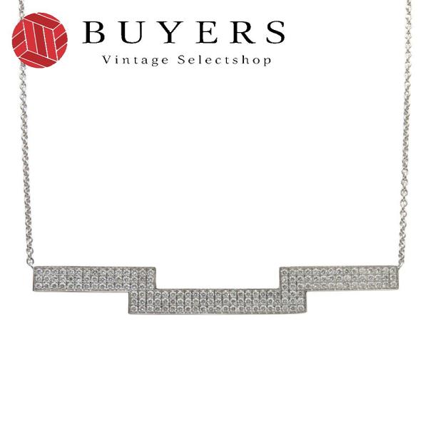 中古 ジョージジェンセン ネックレス 1520B K18WG ダイヤモンド 約7.9g ホワイトゴー...