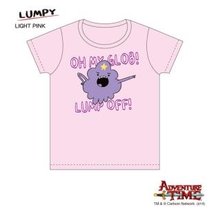 LINE登録で300円クーポン アドベンチャータイム Tシャツ ランピー/ライトピンク/メンズ/M/Adventure Timeの商品画像