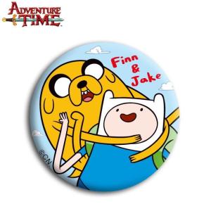 LINE登録で300円クーポン アドベンチャー・タイム 缶バッチ/フィン＆ジェイク/37mm/ Adventure Time｜buyersnetclub