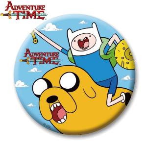 LINE登録で300円クーポン アドベンチャー・タイム 缶バッチ/アドベンチャータイム/75mm/ Adventure Time｜buyersnetclub