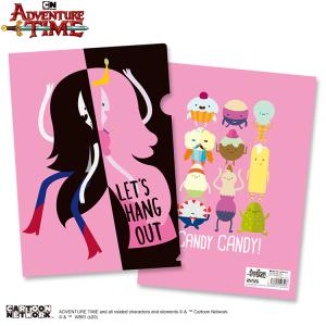 LINE登録で300円クーポン クリアファイル(メインキャスト) アドベンチャータイム　Adventure Time｜buyersnetclub