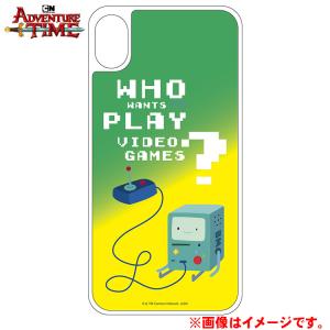 LINE登録で300円クーポン iPhoneXR スマホケース （ネオンサンドケース） VIDEO GAME アドベンチャータイム Adventure Time｜buyersnetclub