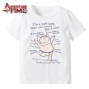 LINE登録で300円クーポン アドベンチャータイム Tシャツ ベイビーフィン（ホワイト）レディース(M) Adventure Time｜buyersnetclub