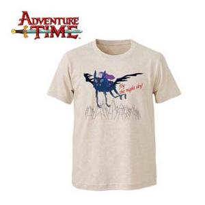 LINE登録で300円クーポン アドベンチャータイム Tシャツ メンズ(M) /ナチュラル/（夜空を飛べ！）マーセリン・バブルガムプリンセス Adventure Time｜buyersnetclub