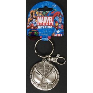 LINE登録で300円クーポン スパイダーマン ピューターキーリング/ROUND FACE MARVEL｜buyersnetclub