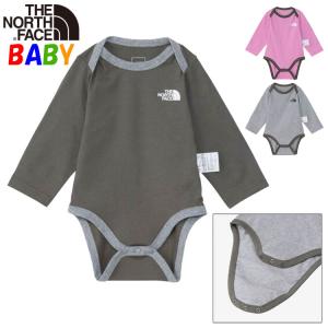 ノースフェイス ベビー 70-80cm 長袖コットンロンパース North Face オーガニックコットン男の子女の子おしゃれアウトドアブランドかわいい｜buyersnetclub