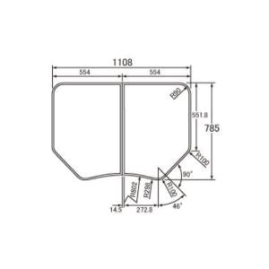 パナソニック 風呂フタ １１５０アクレ薄型断熱風呂フタ GKU71KF8KK1S