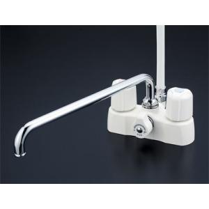 KVK 水栓 ケーブイケー KVK KF207N デッキ型一時止水付2ハンドル