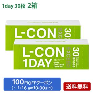 エルコンワンデーエクシード 2箱セット(左右各1箱)   / コンタクトレンズ 1day L-CON...
