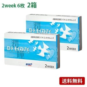 モイストアイ 2箱セット(左右各1箱)   【 コンタクトレンズ ロート モイストアイ rohto ...