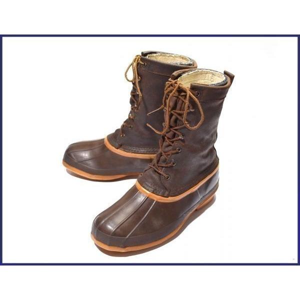 80s-90s?/Vintage★USA製★ラクロスLaCrosse★ライナー付き/本革スノーブーツ...