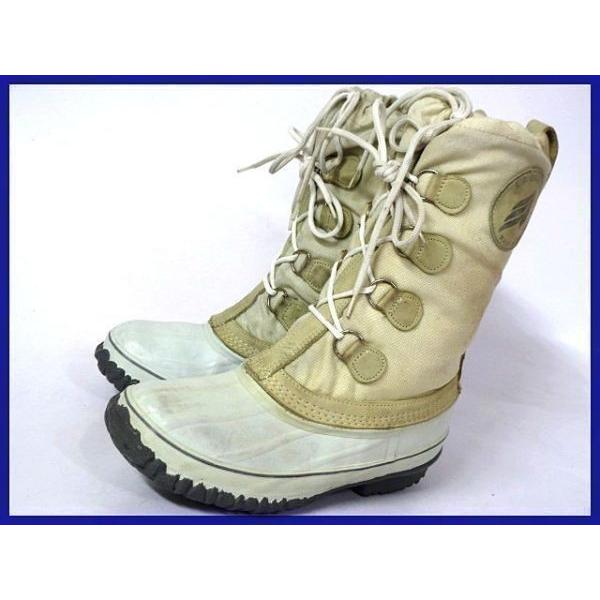 80s-90sビンテージ/USA製★ラクロスLaCrosse【8/24.5-25.5/ベージュ】イン...