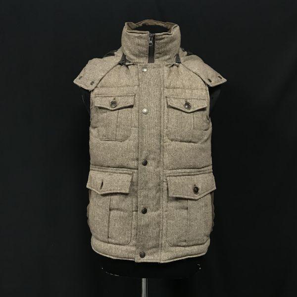 ルパートR.P.T.★フーディー中綿入り/防寒ミリタリーベスト【Mens size -M/茶】フルジ...