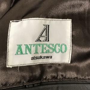 日本製★アンテスコ★本革/ラムレザーステンカラ...の詳細画像3