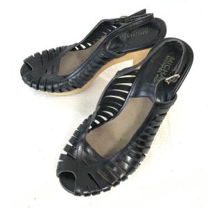 マイケルコース/michael kors★サボサンダル/バックストラップ/ハイヒール【8M/25.0/黒/BLACK】Shoes/sandal◆Q-165