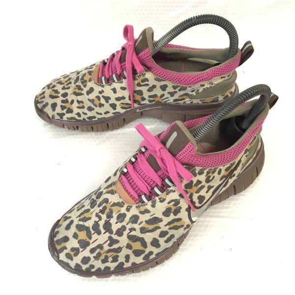 NIKE X-girl FREE★フリー5.0/ローカットスニーカー【23.5/ベージュ/beige...
