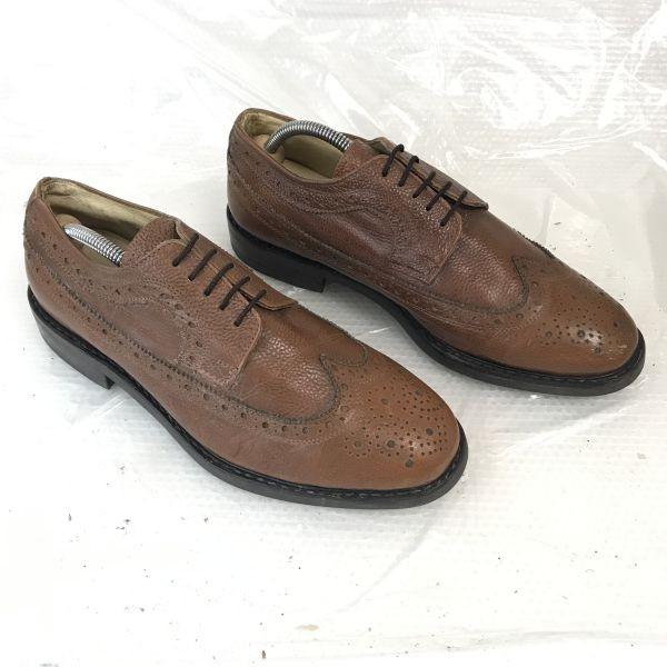 80s-90sビンテージ★Samuel Windsor/サミュエルウィンザー★シボ本革/グッドイヤー...