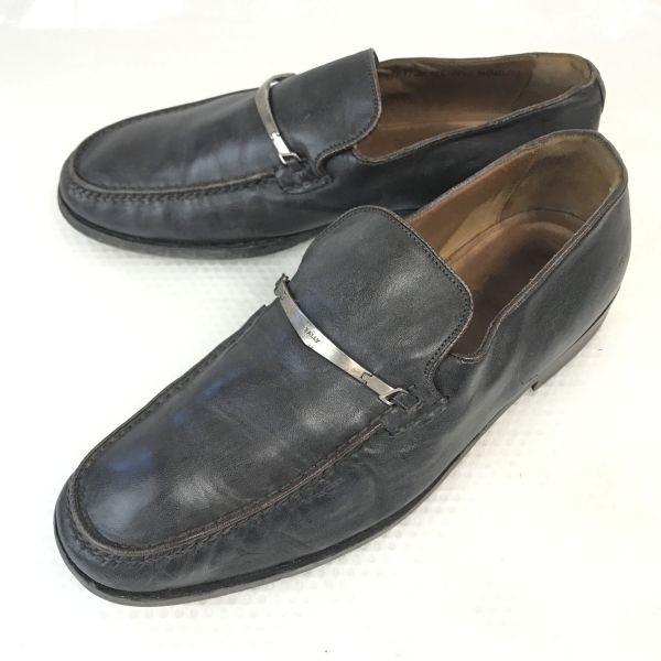 80s-90s?スイス製★バリー/BALLY★本革/マッケイ製法/スリッポンシューズ【7.5F/26...