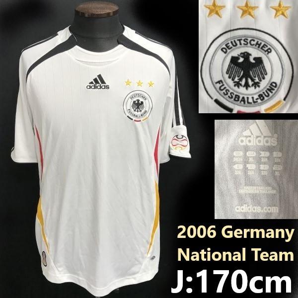 希少品★adidas★2006/サッカー/ドイツ代表/レプリカユニフォーム/半袖Tシャツ【170cm...