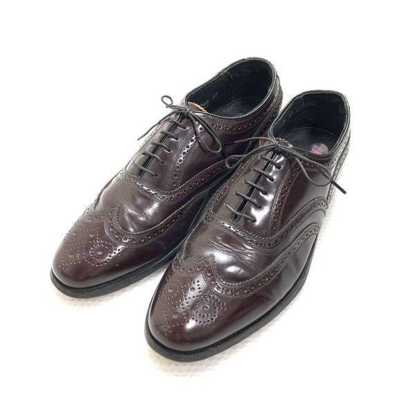 80年代以前 USA表記なし ビンテージ品 美品★フローシャイム FLORSHEIM★サイズ8.5D...