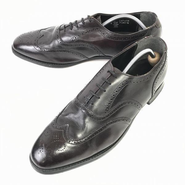 80s-90s?/Vintage★USA老舗★NUNN BUSH/ナンブッシュ★本革/グッドイヤー製...