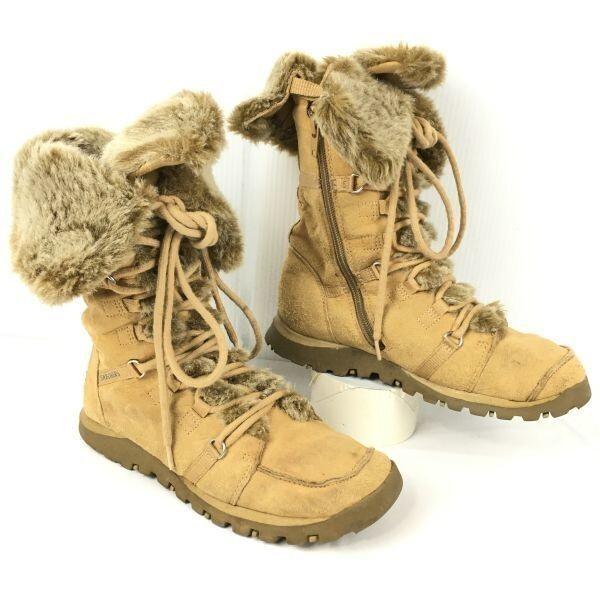 SKECHERS/スケチャーズ　ミドルブーツ　サイズ6　23.0　茶　ライナーボア　管No.M80