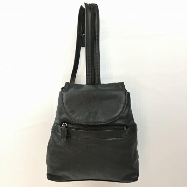 デレゲート　DELEGATE　本革 レザー　リュックサック　黒　レディース デイパック　管NO.TB...