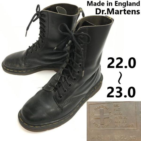 80s-90s/イングランド製/Vintage★Dr.Martens/マーチン★10ホール/レースア...