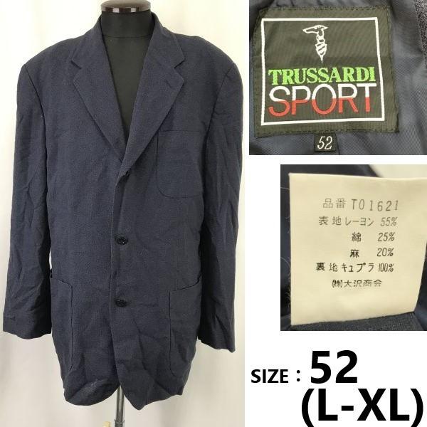 90s-00s★TRUSSARDI/トラサルディ★春夏/ブレザー/テーラードジャケット【52/メンズ...