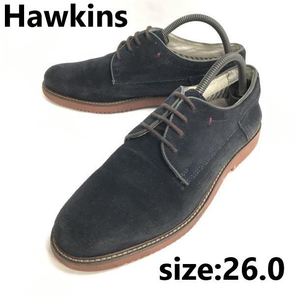 Hawkins/ホーキンス★ウォーキングシューズ【size:26.0/ネイビー/navy】スエード/...