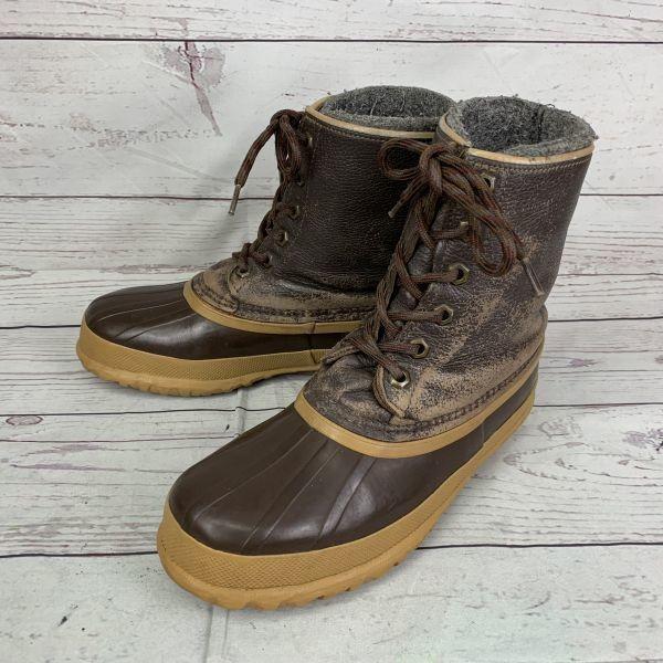 カナダ製★SOREL/ソレル★重厚本革スノーブーツ【22.5/茶】レディース/インナー付/レースアッ...