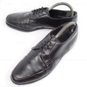 80s-90s頃?ビンテージ★グッドイヤー製法/シボ本革Uチップ/民間卸サービスシューズ【8D/25...