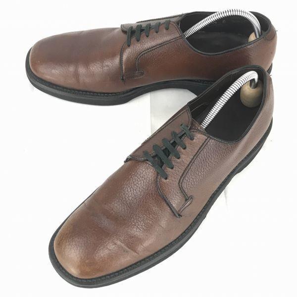 アイルランド製/90s以前ビンテージ品★本革サービスシューズ【10.5C/27.0-27.5-28....