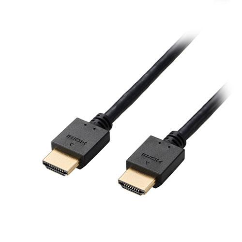 エレコム ハイスピードHDMI(R)ケーブル DH-HD14EBK2シリーズ 1m DH-HD14E...