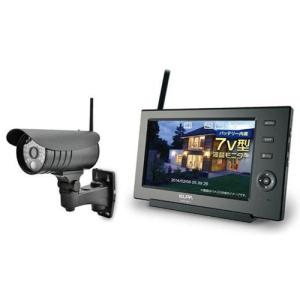 ELPA ワイヤレスカメラ&モニター　防水型カメラ CMS-7110｜buzzfurniture
