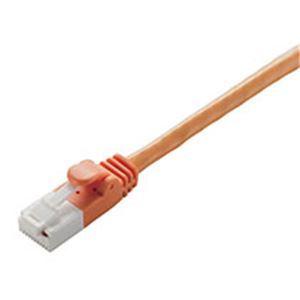 CAT6対応 爪折れ防止 LANケーブル 5m／簡易パッケージ仕様（オレンジ）｜buzzfurniture