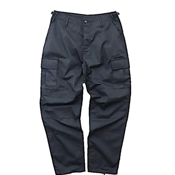 アメリカ軍 BDU カーゴパンツ XSサイズ ブラック リップストップ YN521007 レプリカ ...