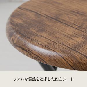 ヴィンテージチェア(ブラウン/黒) 折りたたみ...の詳細画像3