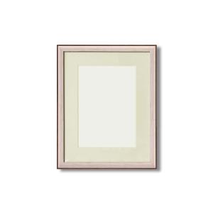 軽量 水彩額縁 フレーム F4号 ホワイト 壁掛けひも UV 紫外線カットアクリル マット付き 化粧箱入り 額縁 額