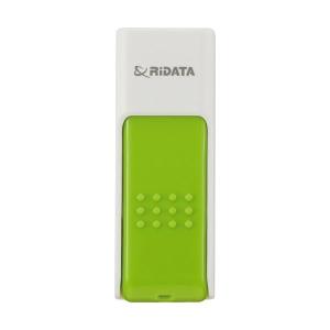 （まとめ）RiDATA ラベル付USBメモリー32GB ホワイト/グリーン RDA-ID50U032GWT/GR 1個〔×3セット〕｜buzzfurniture