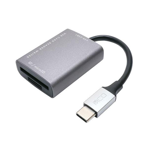 ナカバヤシ ミヨシSD／microSDカードリーダ・ライタ Type-C（USB3.2Gen1対応）...