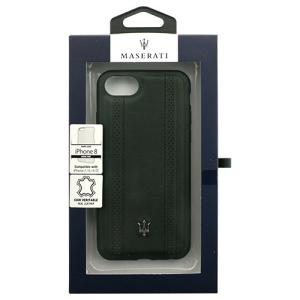 MASERATI 公式ライセンス品 iPhone8/7/6s/6専用 本革バックカバー ブラック MAGPEHCI8BK｜buzzhobby2