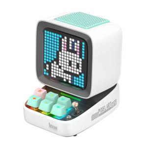 Divoom Ditoo Pro レトロ ピクセル アート Bluetooth スピーカー ホワイト 90100058209｜buzzhobby2