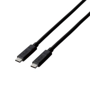 エレコム USB3.1ケーブル(C-C、PD対応) 1m ブラック MPA-CC13A10NBK